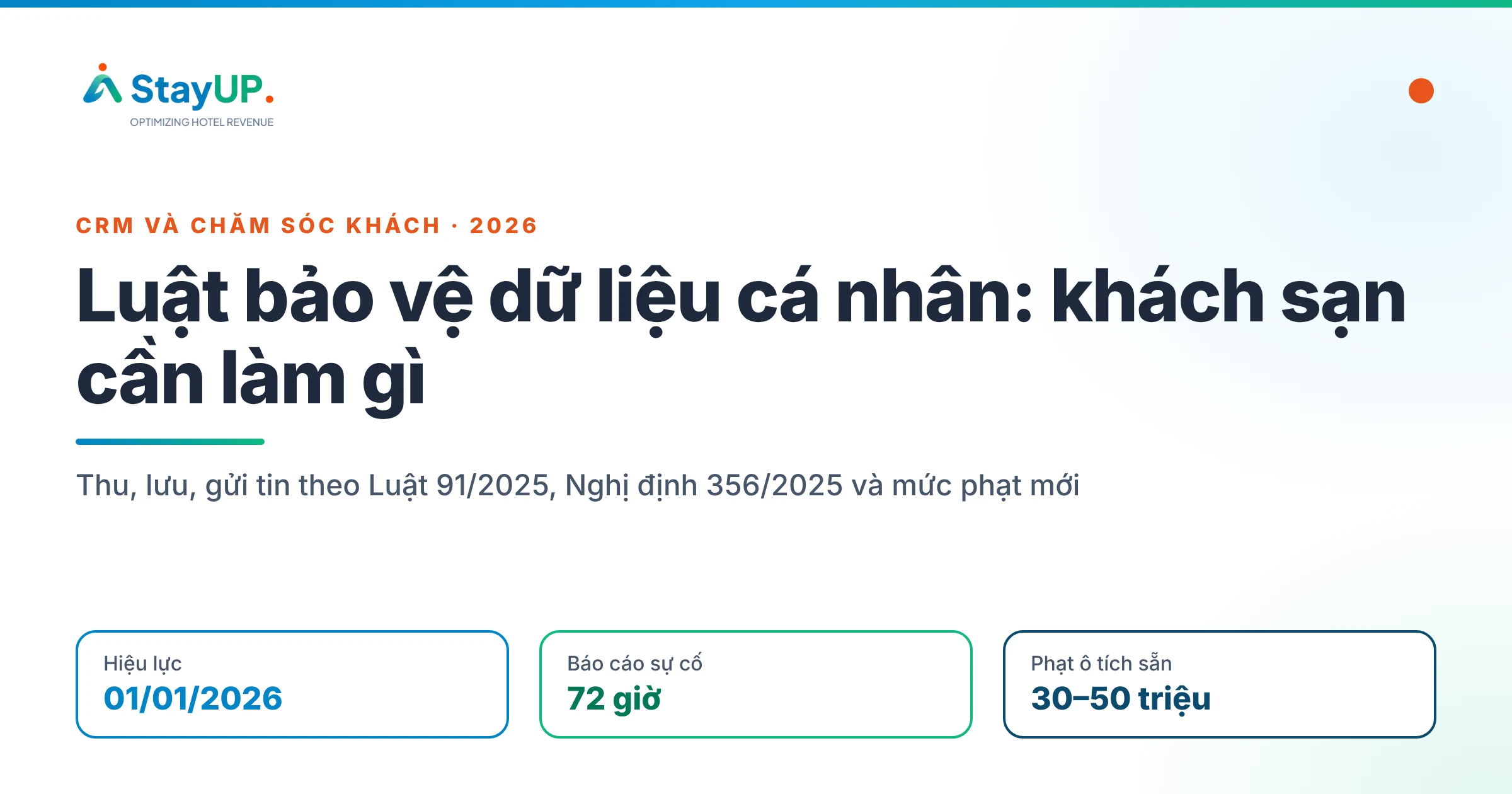 Luật bảo vệ dữ liệu cá nhân: khách sạn thu, lưu, gửi tin thế nào